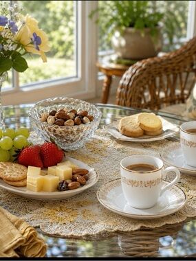 8 pc Sheffield Imperial Gold Demitasse Cup & Saucer Fine China Japan 504